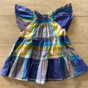 Tea Collection Tiered Plaid Dress